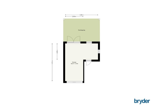 Floorplan - Zandstraat 24, 7887 BX Erica