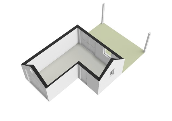 Floorplan - Zandstraat 24, 7887 BX Erica