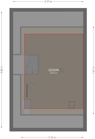 Floorplan - Sideriusstraat 8a, 7841 KA Sleen