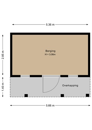 Floorplan - Entingestraat 11, 7841 AV Sleen