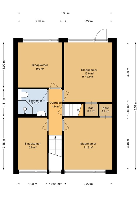 mediumsize floorplan