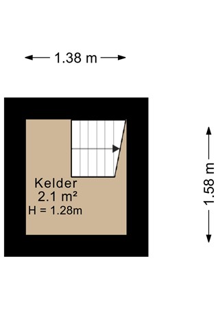 Floorplan - Havixhorst 17, 7841 AK Sleen