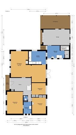 Floorplan - Hoofdstraat 118, 7755 NN Dalerveen