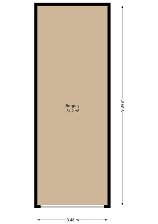 Floorplan - Nieuwe Weg 181, 7844 NE Veenoord