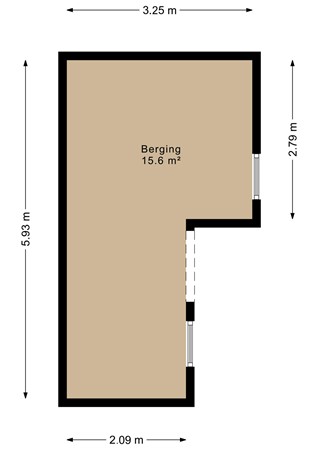 Floorplan - Eserstraat 4, 7849 PH De Kiel