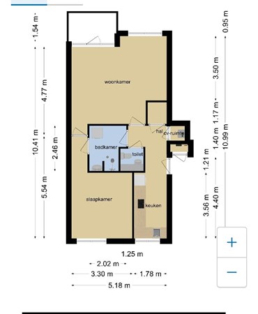 Wethouder de Roosplein 88, 1107 AE Amsterdam - plattegrond weth de roosplein 88.jpg