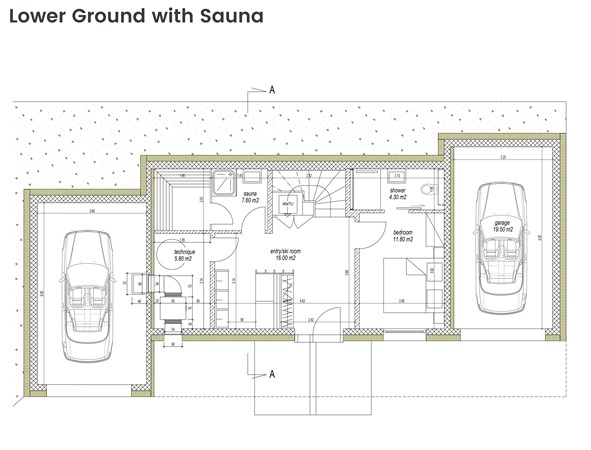 Floorplan - Chemin de l'Ancien Stand 15, 1987 Hérémence