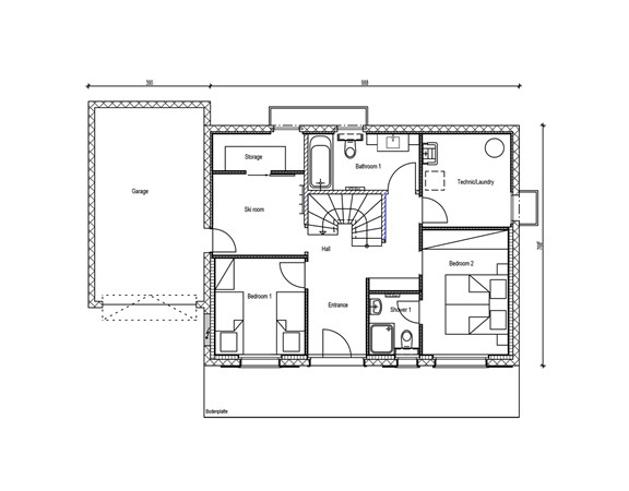 Floorplan - Route de la Brecca 15, 1981 Vex