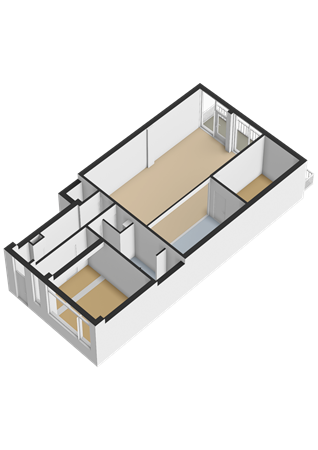 Hilledijk 77A, 3072 RD Rotterdam - Begane grond - 3D.png