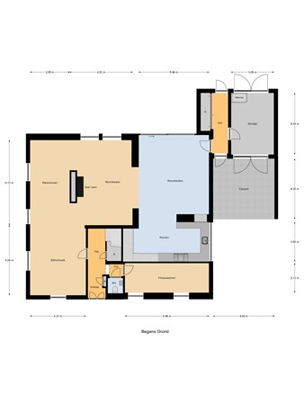 Floorplan - Schoolstraat 11, 5095 AN Hooge Mierde