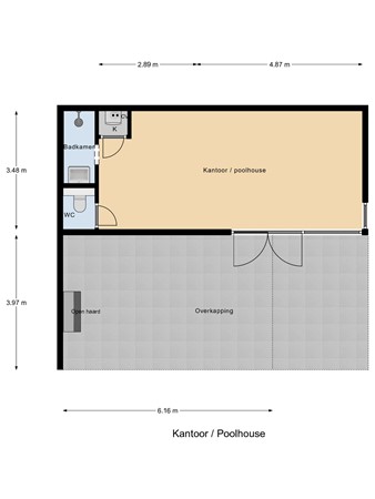 Floorplan - Schoolstraat 11, 5095 AN Hooge Mierde