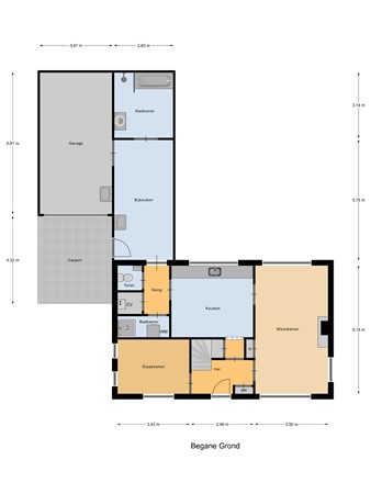 Floorplan - Kattenbos 8, 5541 PJ Reusel