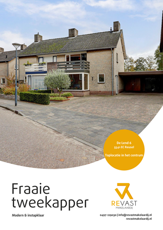 Brochure preview - De Lend 6, 5541 EC REUSEL (1)