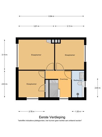 Floorplan - Vezelstraat 12, 5541 VN Reusel