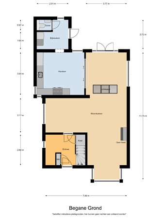 Floorplan - Marktstraat 49, 5531 AS Bladel