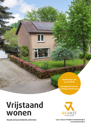 Brochure preview - Sniederslaan 106, 5531 EN BLADEL (1)
