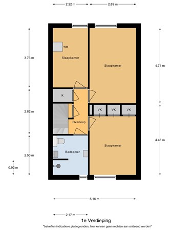 Floorplan - De Vang 20, 5571 RJ Bergeijk