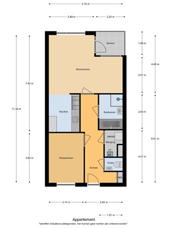 Floorplan - Vuursteen 51, 5521 WB Eersel