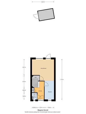 Floorplan - Zanddries 10, 5529 AE Casteren