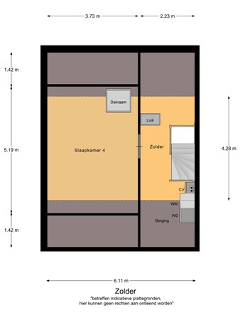 Floorplan - Jacques Perklaan 38, 5531 TR Bladel