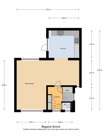 Floorplan - Hekelstraat 20, 5541 VT Reusel