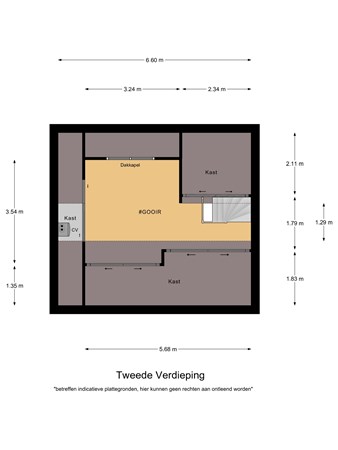 Floorplan - Hekelstraat 20, 5541 VT Reusel