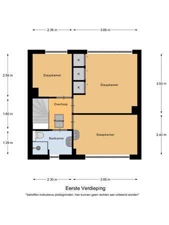 Floorplan - Korte Schoor 11, 5527 GE Hapert