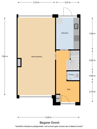 Floorplan - Merckelbachstraat 3, 5521 VH Eersel