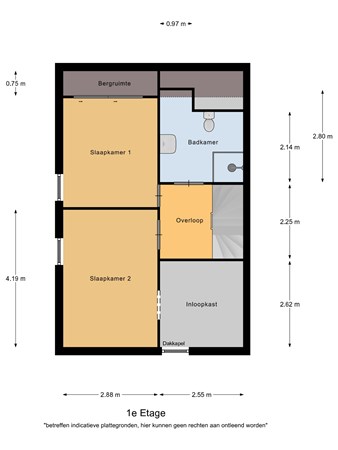 Floorplan - De Haecken 23, 5531 DE Bladel