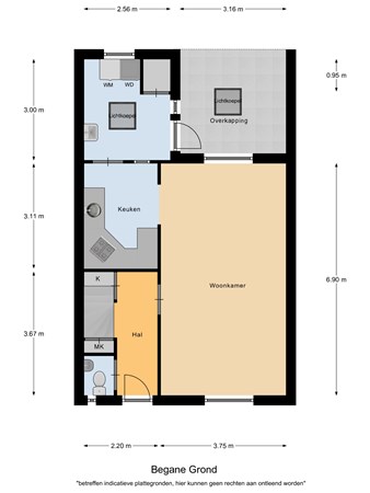 Floorplan - Beemden 42, 5541 AB Reusel