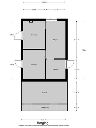 Floorplan - Groot Terkooijen 3, 5531 NV Bladel