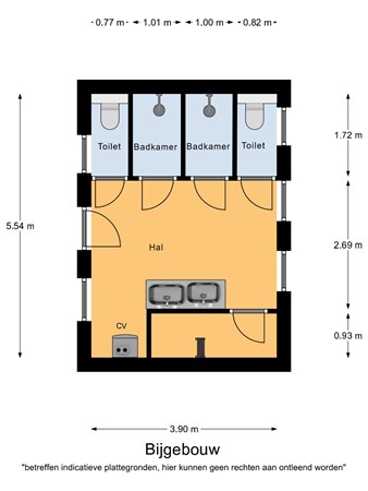 Floorplan - Groot Terkooijen 3, 5531 NV Bladel