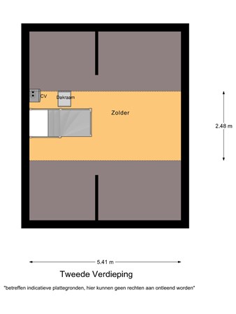 Floorplan - De Rogter 21, 5531 DB Bladel