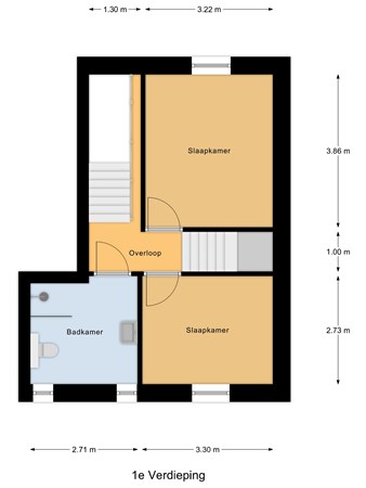 Floorplan - Wilhelminalaan 92, 5541 CZ Reusel