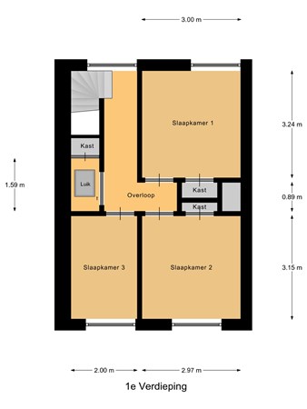 Floorplan - Willibrorduslaan 78, 5521 KD Eersel