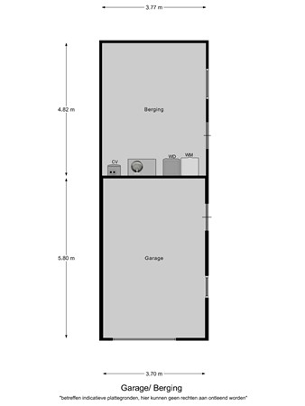 Floorplan - Klaproosstraat 42, 5571 JH Bergeijk