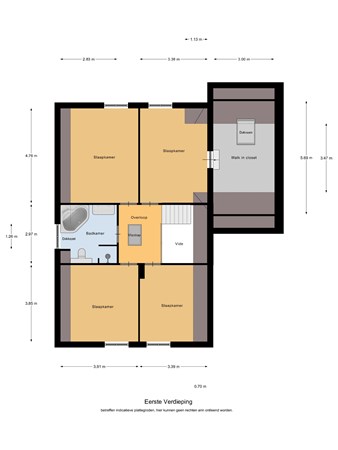 Floorplan - Guldenekker 31, 5541 DE Reusel