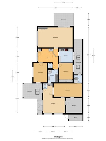 Floorplan - Veilig Oord 52, 5531 XC Bladel