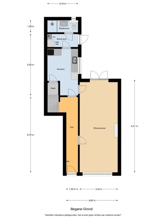 Floorplan - Schootsestraat 122, 5616 RG Eindhoven