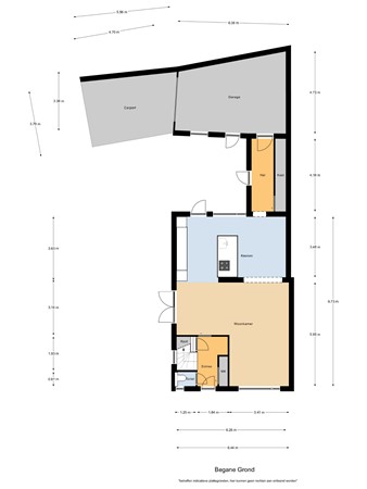 Floorplan - Rotingstraat 1, 5541 VS Reusel