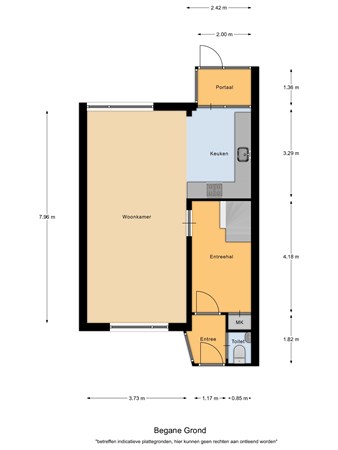 Floorplan - Bilderdijklaan 48, 5531 TZ Bladel