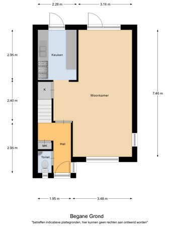 Floorplan - Prins Van Luikstraat 32, 5575 BJ Luyksgestel