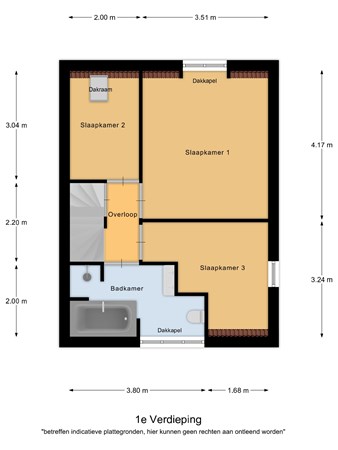 Floorplan - Prins Van Luikstraat 32, 5575 BJ Luyksgestel