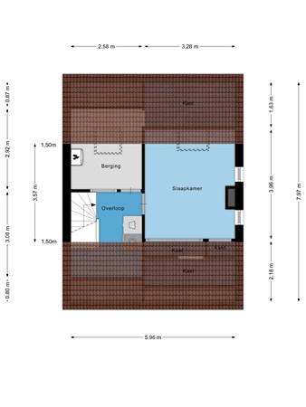 Floorplan - De Wan 3, 5541 AL Reusel