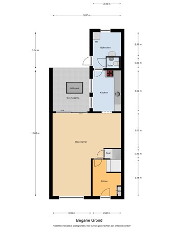 Floorplan - Mgr De Haasstraat 50, 5521 TG Eersel