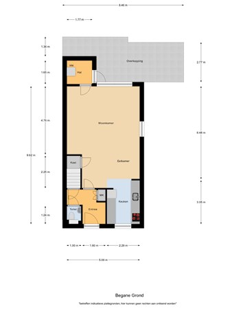 Floorplan - Prins Van Luikstraat 22, 5575 BJ Luyksgestel