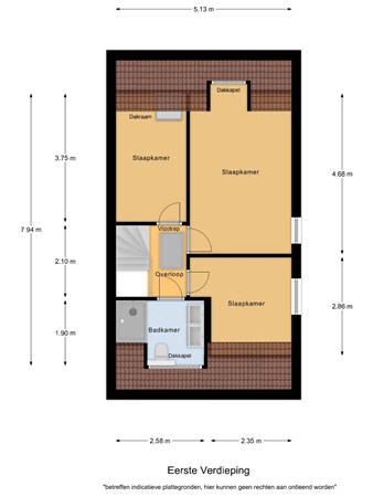 Floorplan - Prins Van Luikstraat 22, 5575 BJ Luyksgestel