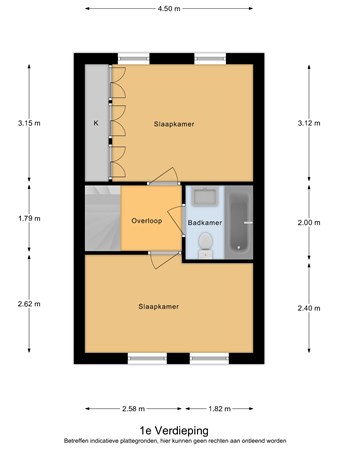 Floorplan - De Uitvang 44, 5571 JS Bergeijk