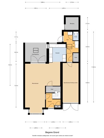 Floorplan - Hoevense Akker 10, 5541 WE Reusel