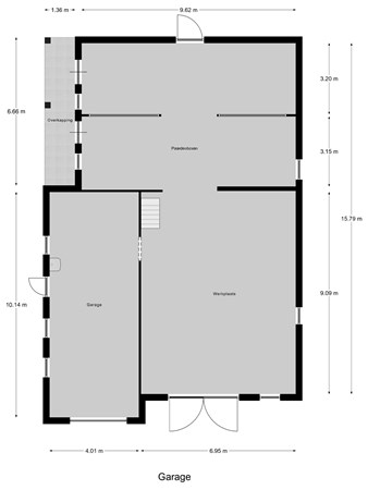 Floorplan - Hoogstraat 8, 5095 AB Hooge Mierde